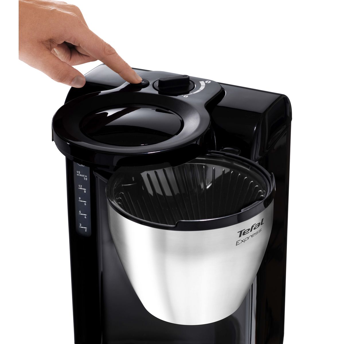 TEFAL Cafetière CM390811 Express Inox