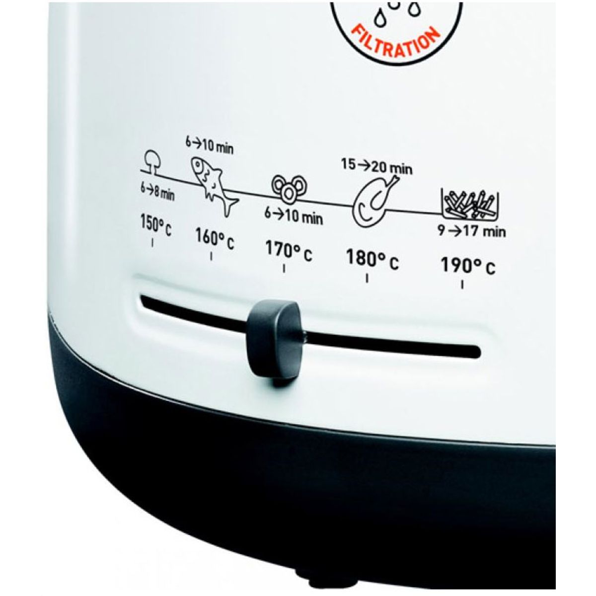 SEB Friteuse Filtra One  FF162100, Blanc