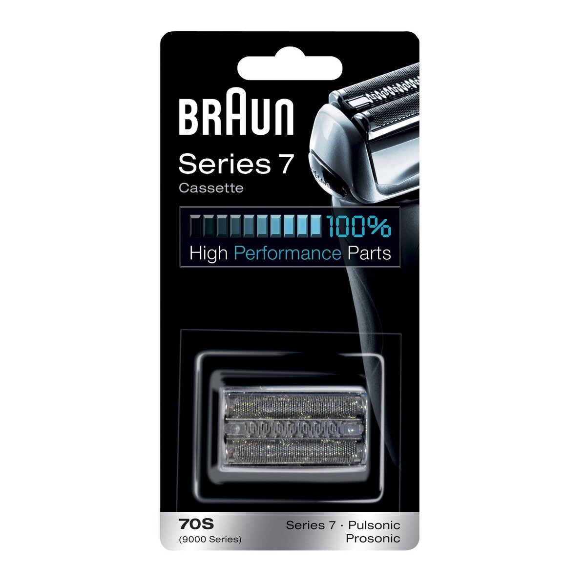 BRAUN Cassette 70S Pulsonic Séries7 Grise BR9000C pour rasoir électronique Braun 