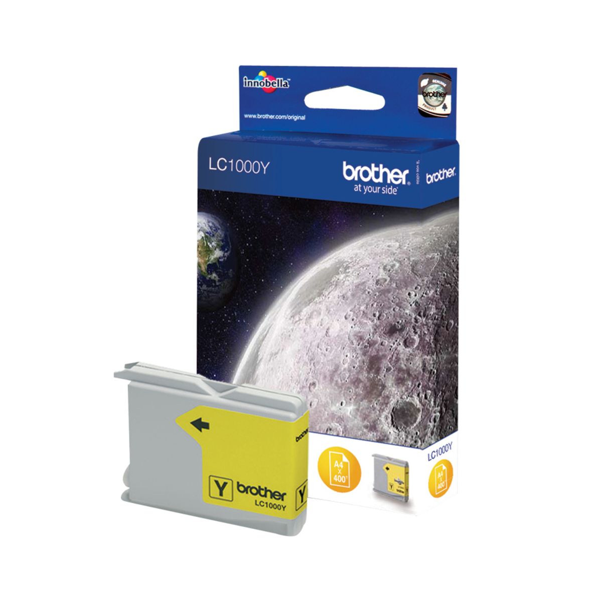 BROTHER Cartouche d'encre Brother Jaune blanc 1000/1355