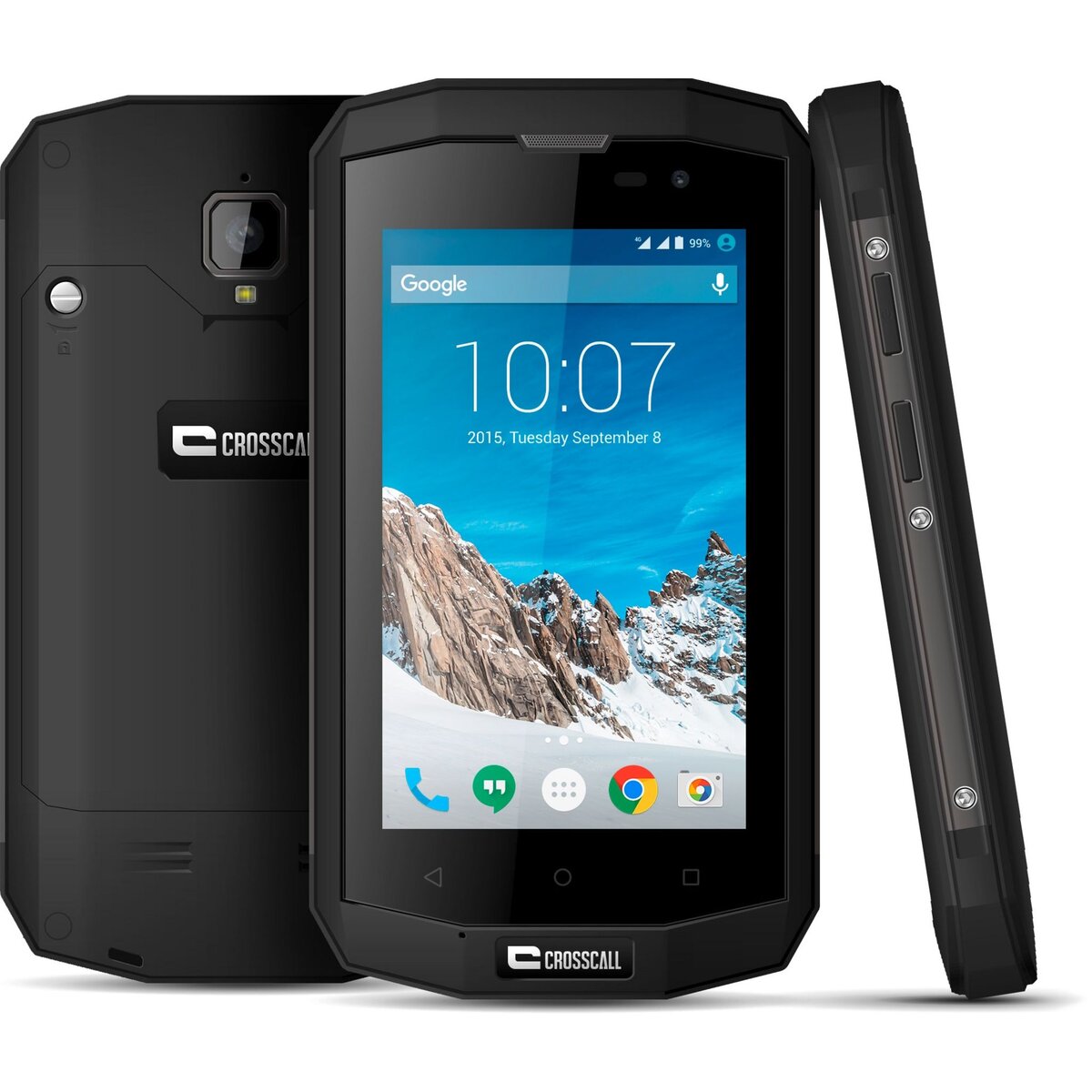 CROSSCALL Smartphone TREKKER S1 - Noir - IP67 Double Sim