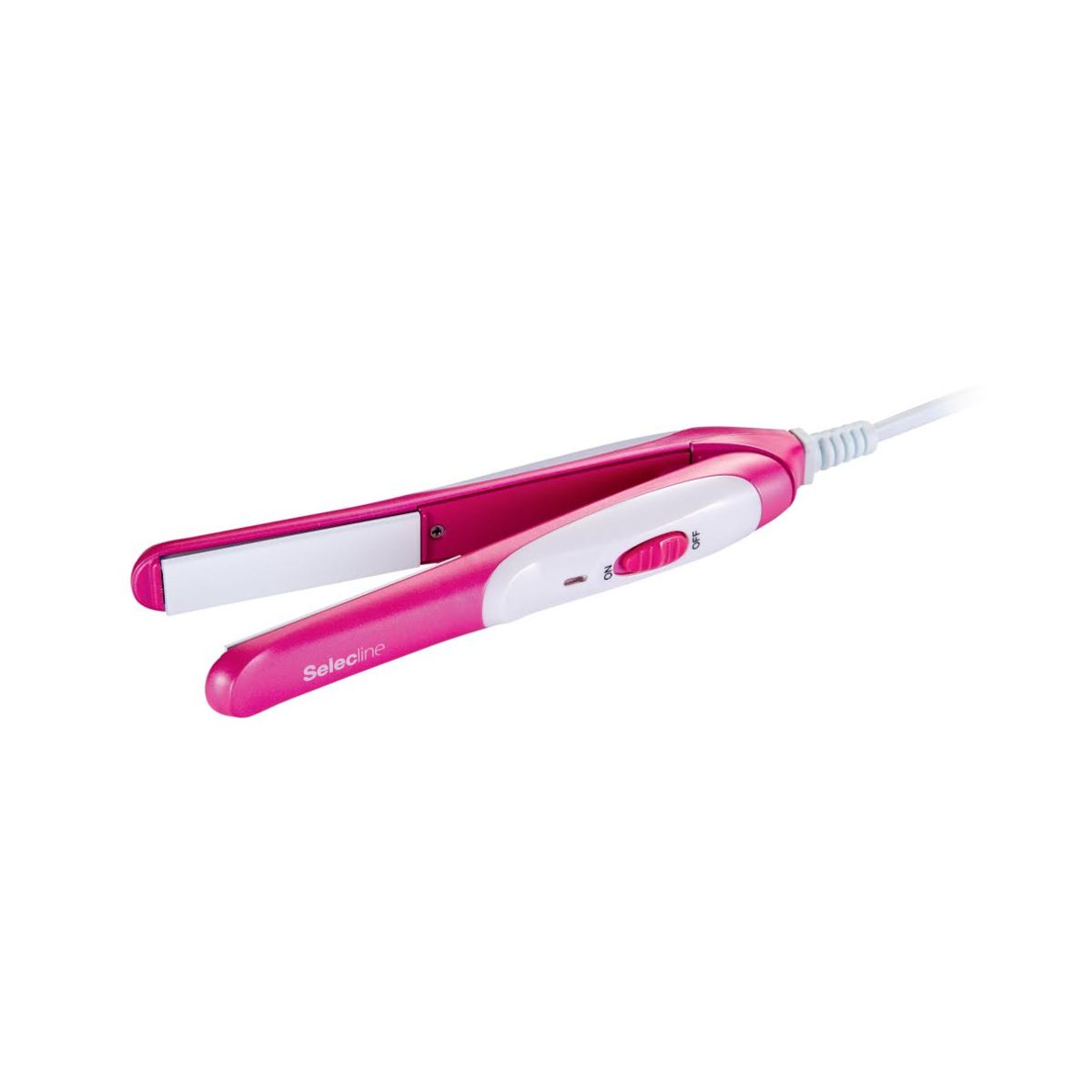 SELECLINE Mini lisseur NV 036 Blanc et rose