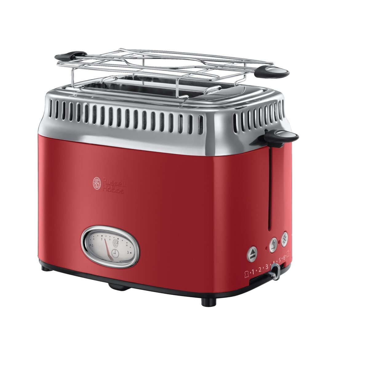 RUSSELL HOBBS Toaster 21680-56 Retro, Rouge