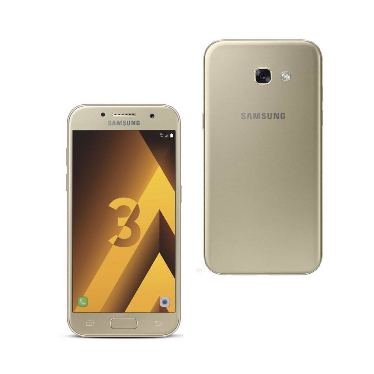SAMSUNG Smartphone - Galaxy A3 2017 - 16 Go - 4,7 pouces - Or