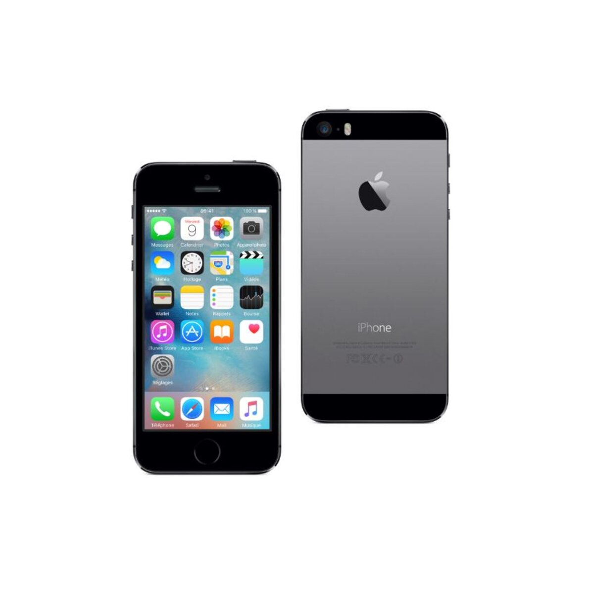 APPLE Iphone 5S Reconditionné Grade A - 16 Go - Gris - LAGOONA