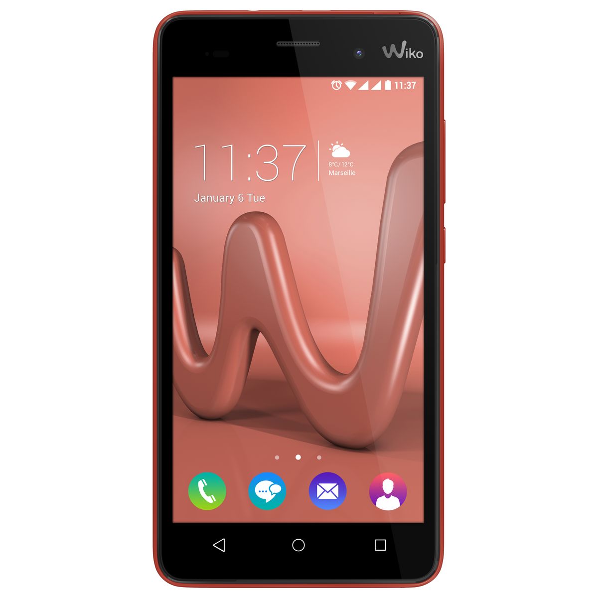 WIKO Smartphone LENNY 3 - 16 Go - 5 pouces - Rouge