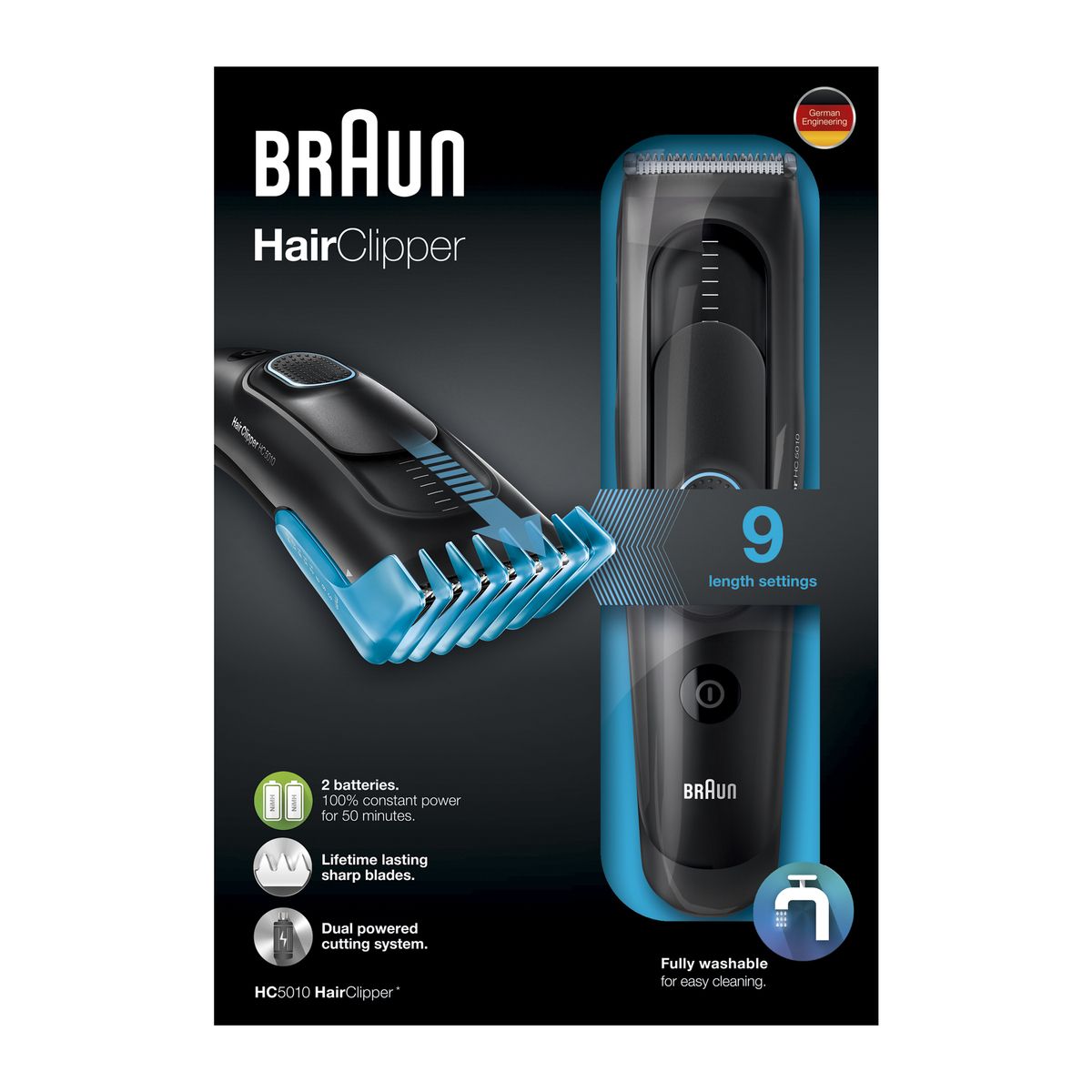 BRAUN Tondeuse à cheveux HC5010