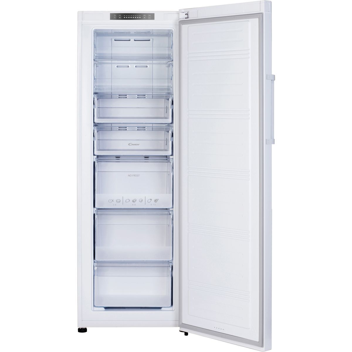 CANDY Congélateur armoire CCUN6172WH, 235 L, Froid Ventilé
