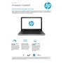 HP Ordinateur portable Notebook 15-bw005nf - 1 To - Argent