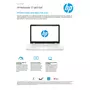 HP Ordinateur portable Notebook 17-ak015nf - 1 To - Blanc
