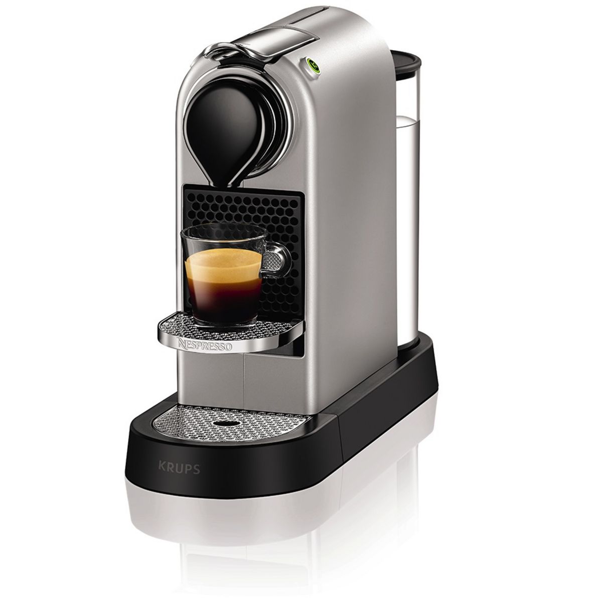 KRUPS Cafetière à dosette Nespresso Citiz argent