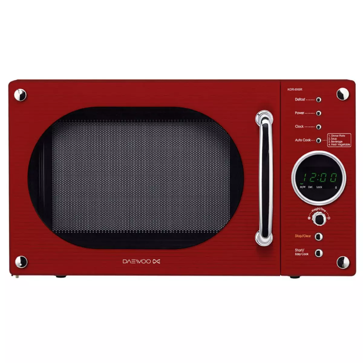 DAEWOO Four micro-ondes KOR 6L9RR, Rouge