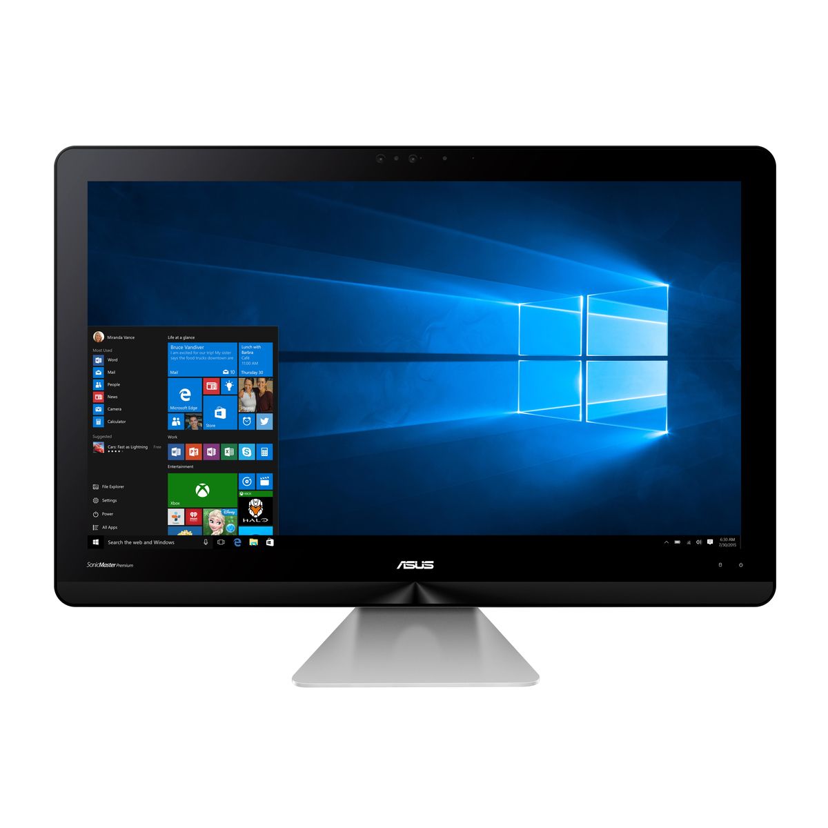 ASUS Ordinateur de bureau - Tout en un - ZN241ICGK-RA001T - Intel Core i5 - 1 To - 23,8 pouces - Gris