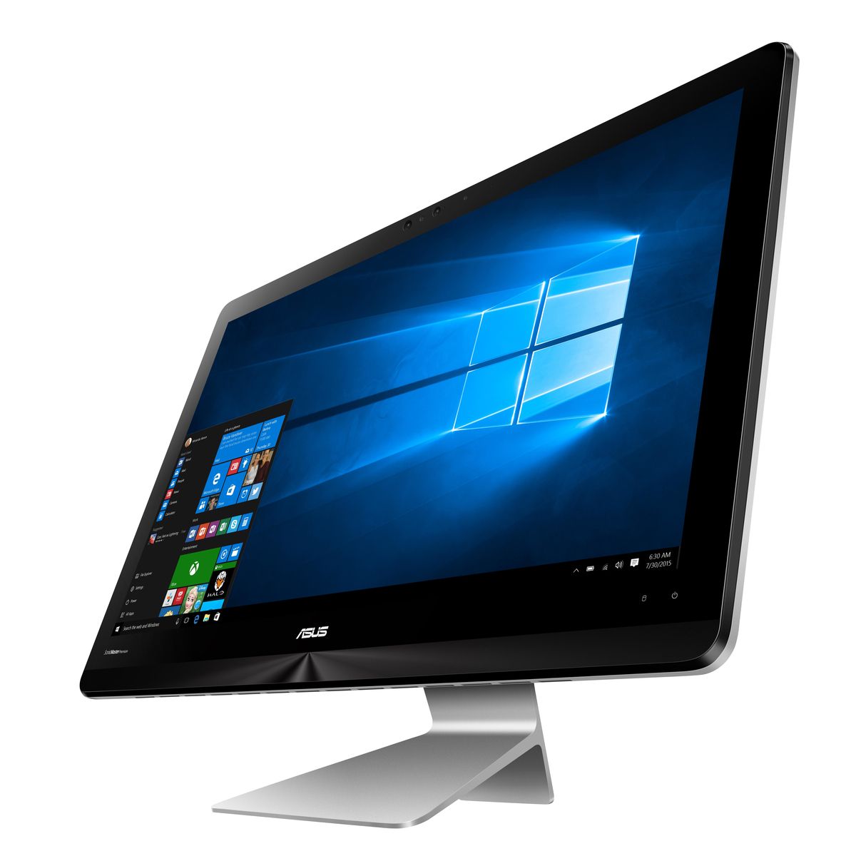 ASUS Ordinateur de bureau - Tout en un - ZN241ICGK-RA001T - Intel Core i5 - 1 To - 23,8 pouces - Gris