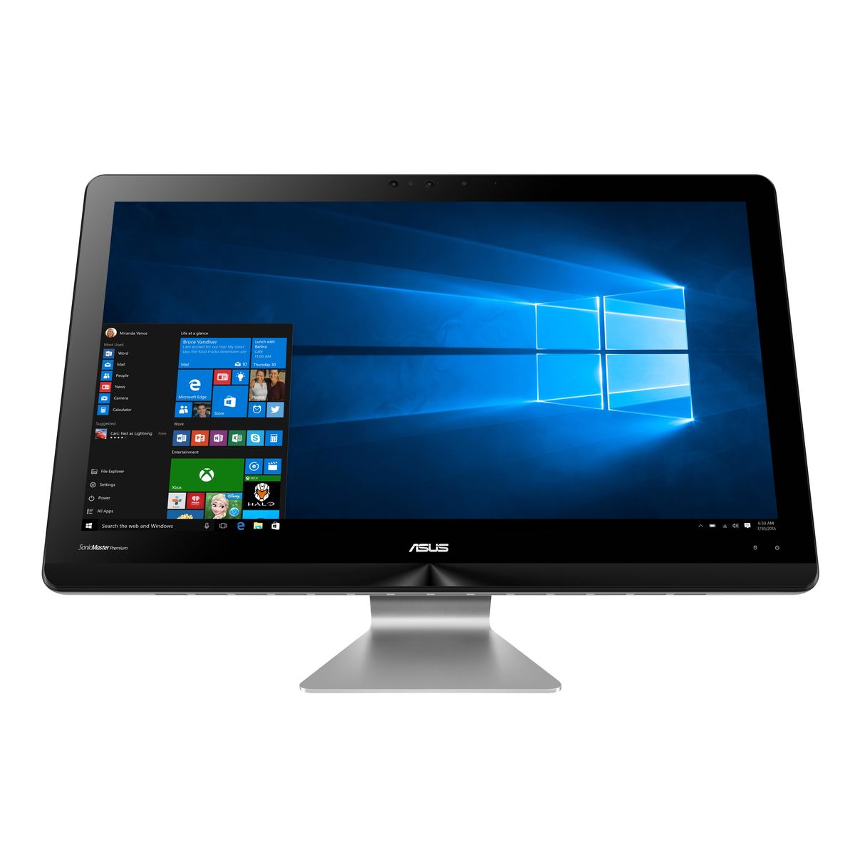 ASUS Ordinateur de bureau - Tout en un - ZN241ICGK-RA001T - Intel Core i5 - 1 To - 23,8 pouces - Gris