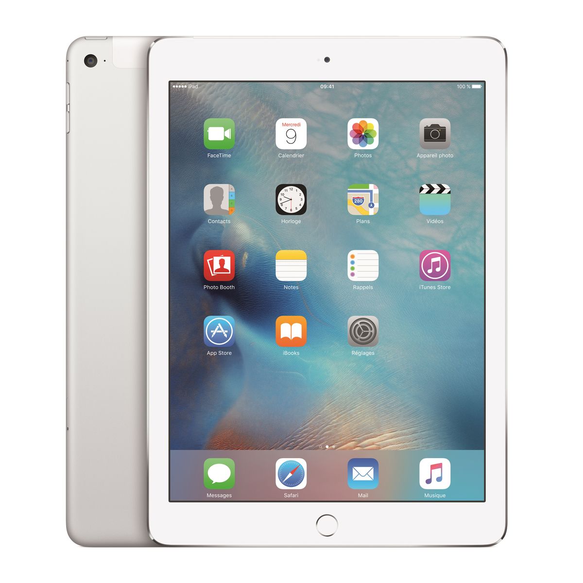 APPLE Tablette tactile iPad Air 2 WiFi - Argent - 128 Go