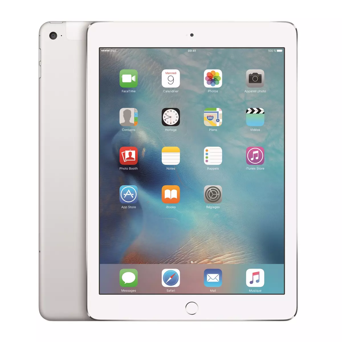 APPLE Tablette tactile iPad Air 2 WiFi - Argent - 128 Go