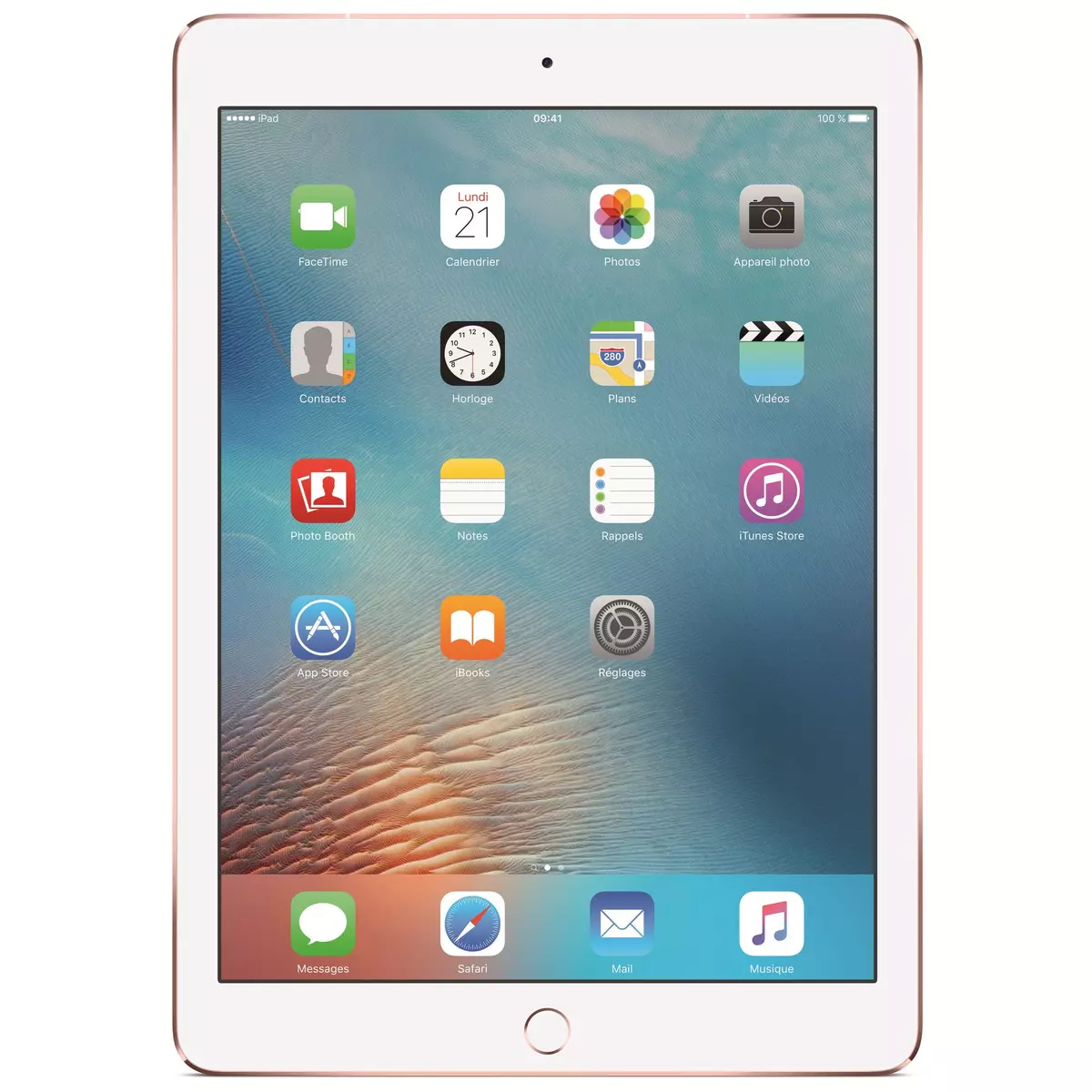 APPLE Tablette tactile iPad Pro WiFi + Cellular - Or rose - 128 Go