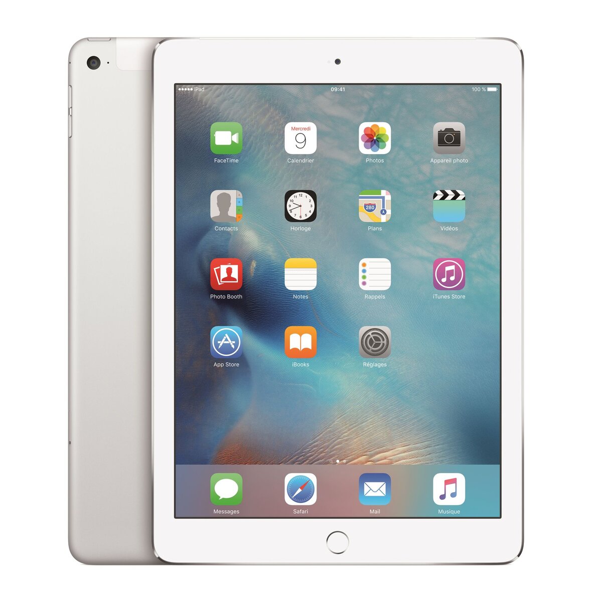 APPLE Tablette tactile iPad Air 2 WiFi + Cellular - Argent - 128 Go