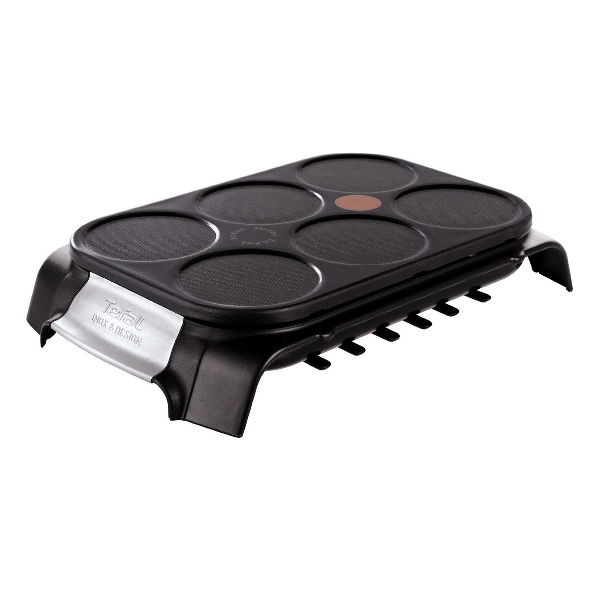 TEFAL Crepiere PY558813 Noir Inox 1000W 6 Personnes