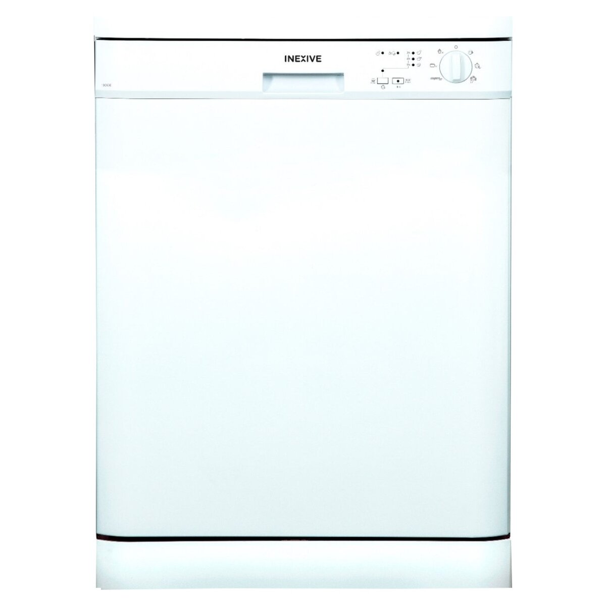 INEXIVE Lave-vaisselle pose libre 180636, 12 couverts, 60 cm, 47 dB, 6 Programmes