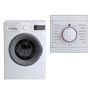 Voir la diapositive 3 : DAEWOO Lave-linge hublot DWD-FV2224, 7 Kg, 1200 T/min