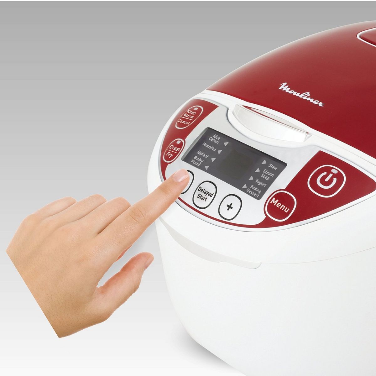 MOULINEX Multicuiseur Traditionnel 12en1 Rouge 5L MK705111