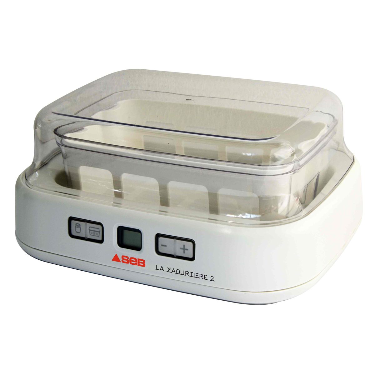 SEB Yaourtière Fromagère YG500100 La Yaourtière 2 Blanc Programmable 8 Pots