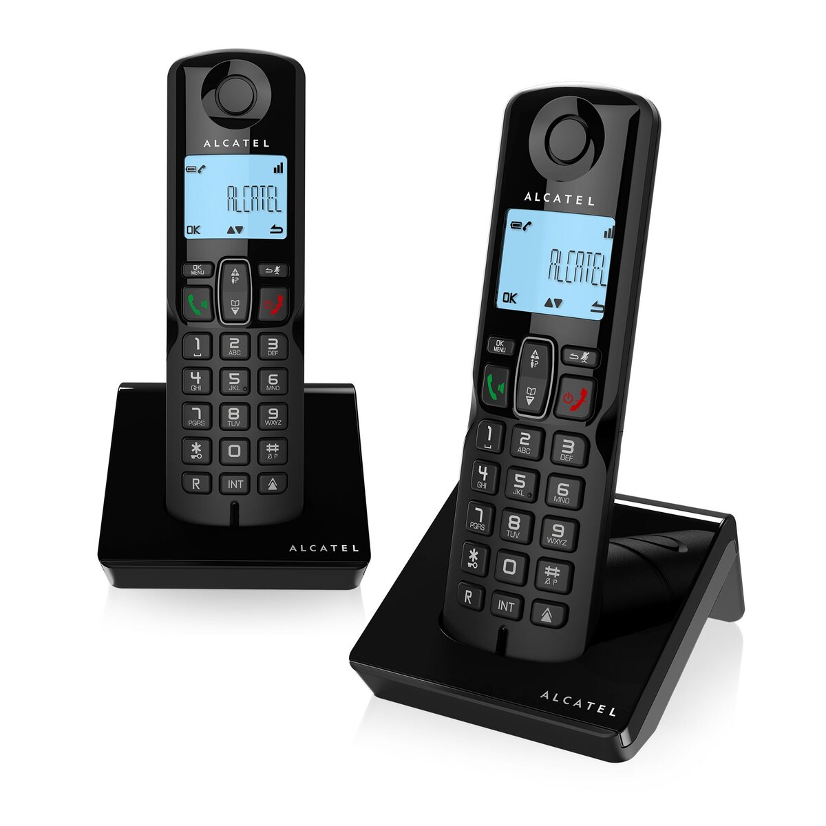 ALCATEL Telephone fixe S250 Duo Noir pas cher 