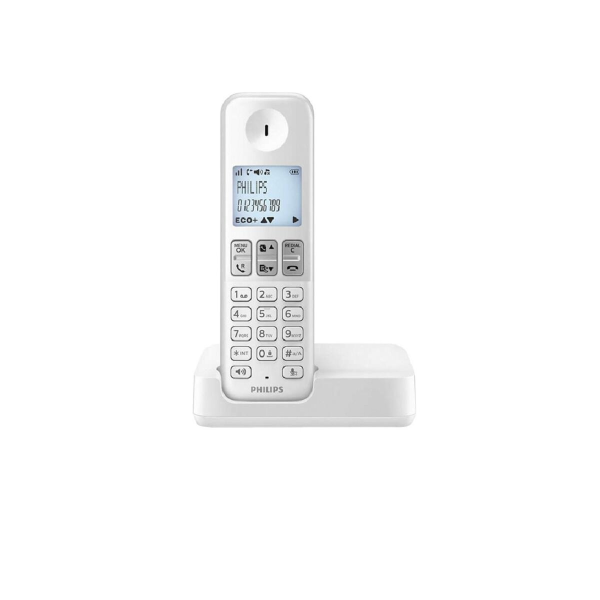 PHILIPS Telephone sans fil DEC Blanc Solo - Sans répondeur