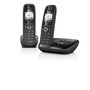 GIGASET Téléphone sans fil DUO - AS405A - Noir - Répondeur