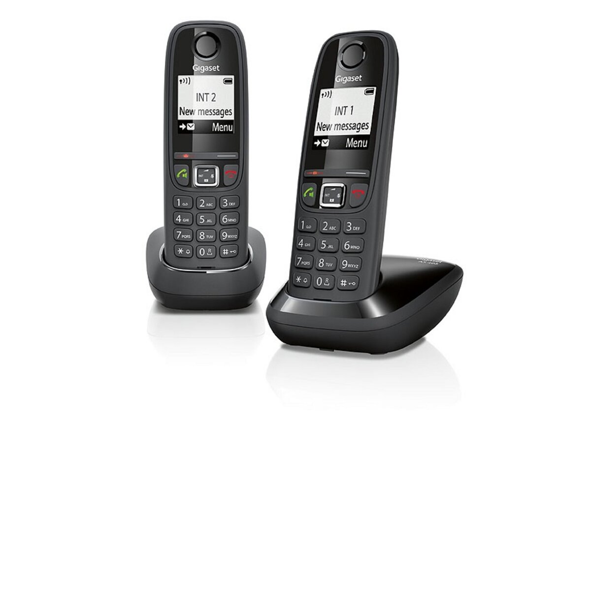 GIGASET Téléphone sans fil DUO -  AS405 - Noir