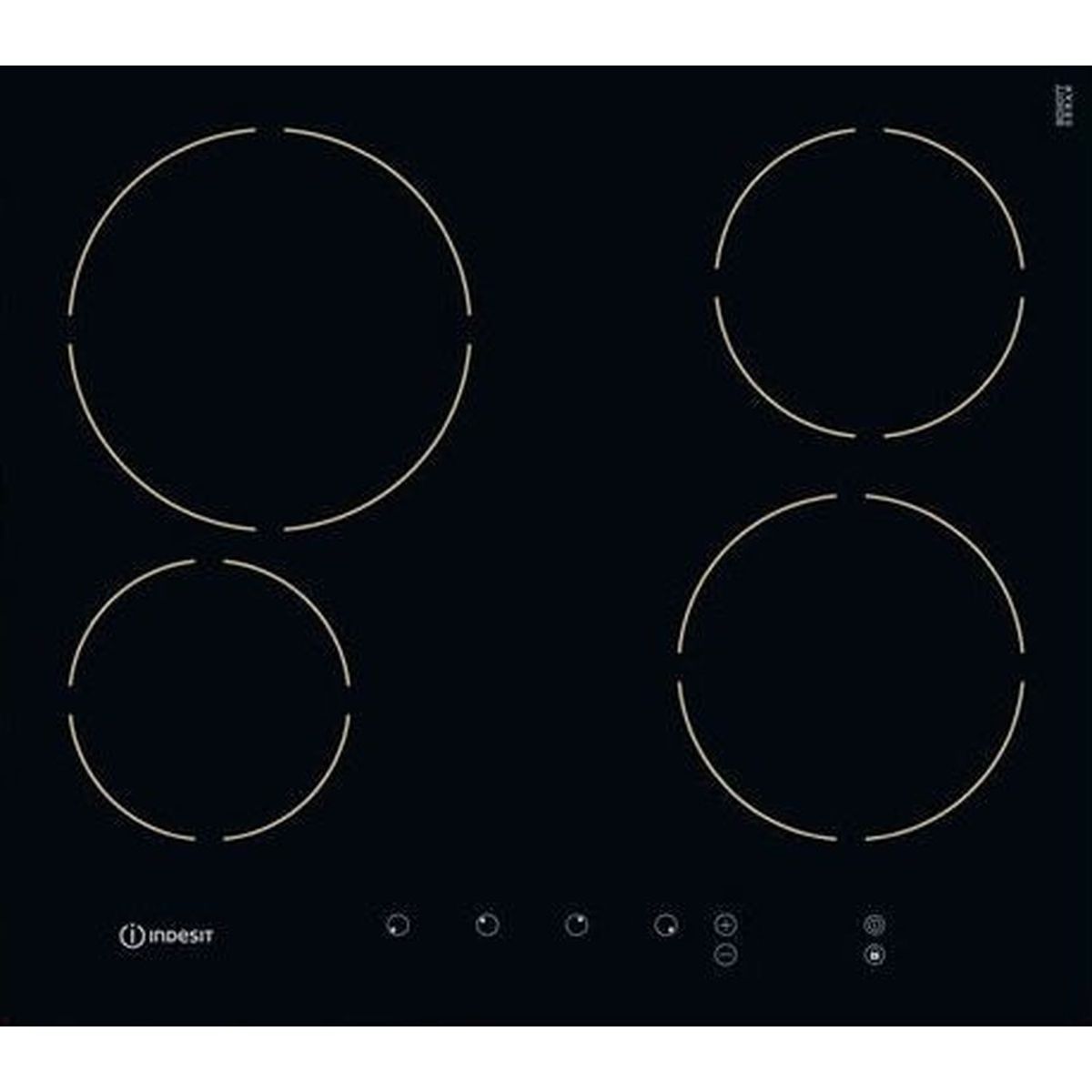 INDESIT Table de cuisson VRB 640 C (PT) 4 Foyers électrique