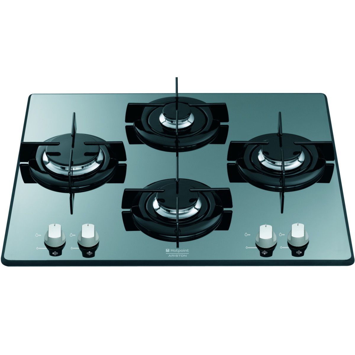 HOTPOINT Table de cuisson Gaz TD 640 S ICE IX HA 60 cm 4 foyers gaz