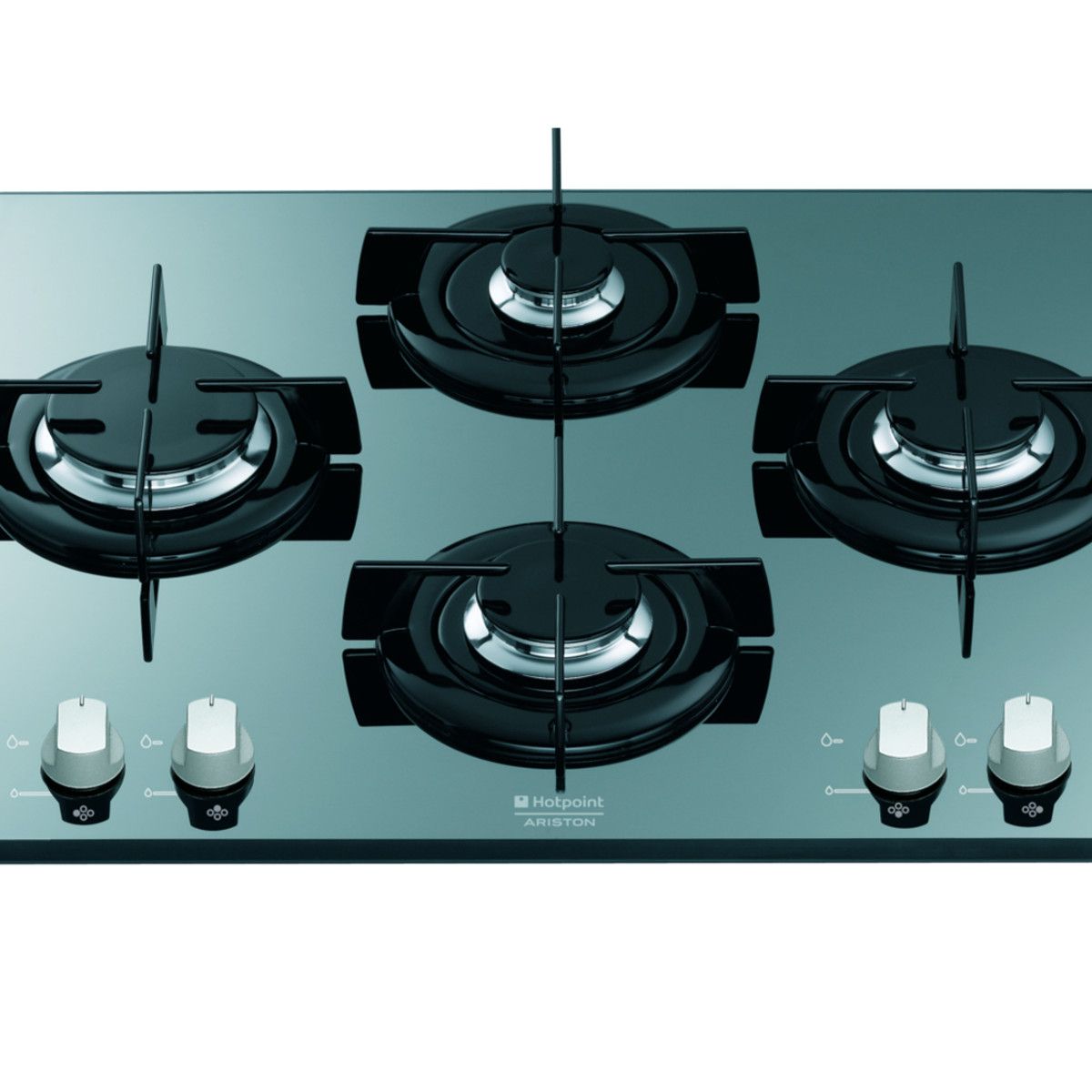 HOTPOINT Table de cuisson Gaz TD 640 S ICE IX HA 60 cm 4 foyers gaz