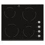 ELECTROLUX Table de cuisson vitrocéramique EHV6140FOK, 60 cm, 4 Foyers