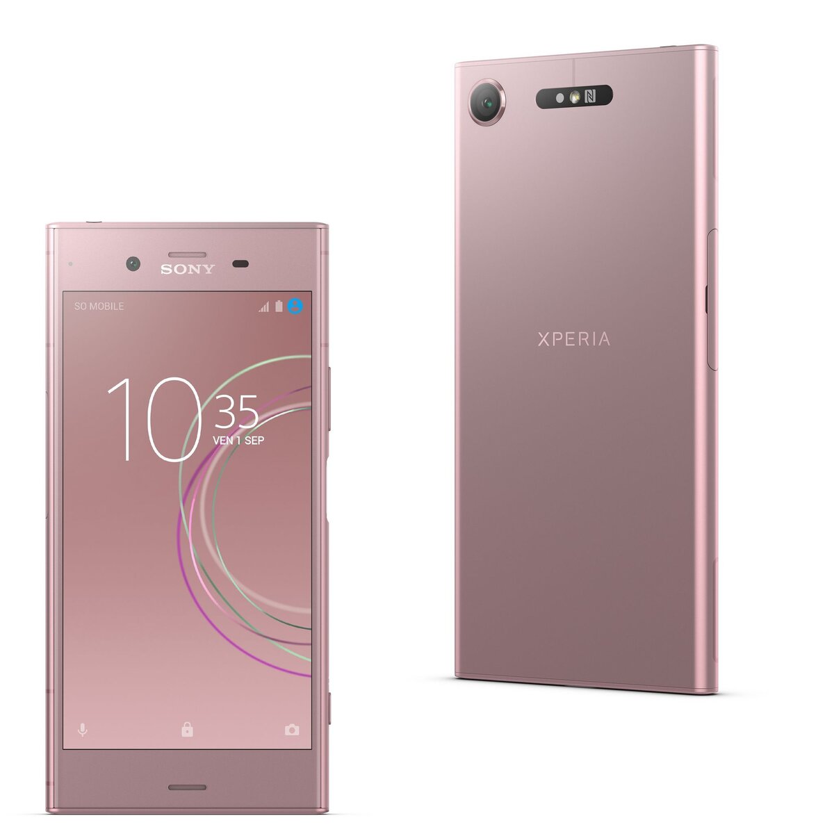 SONY Smartphone XPERIA XZ1 - 64 Go -5,2 pouces - Rose Poudré