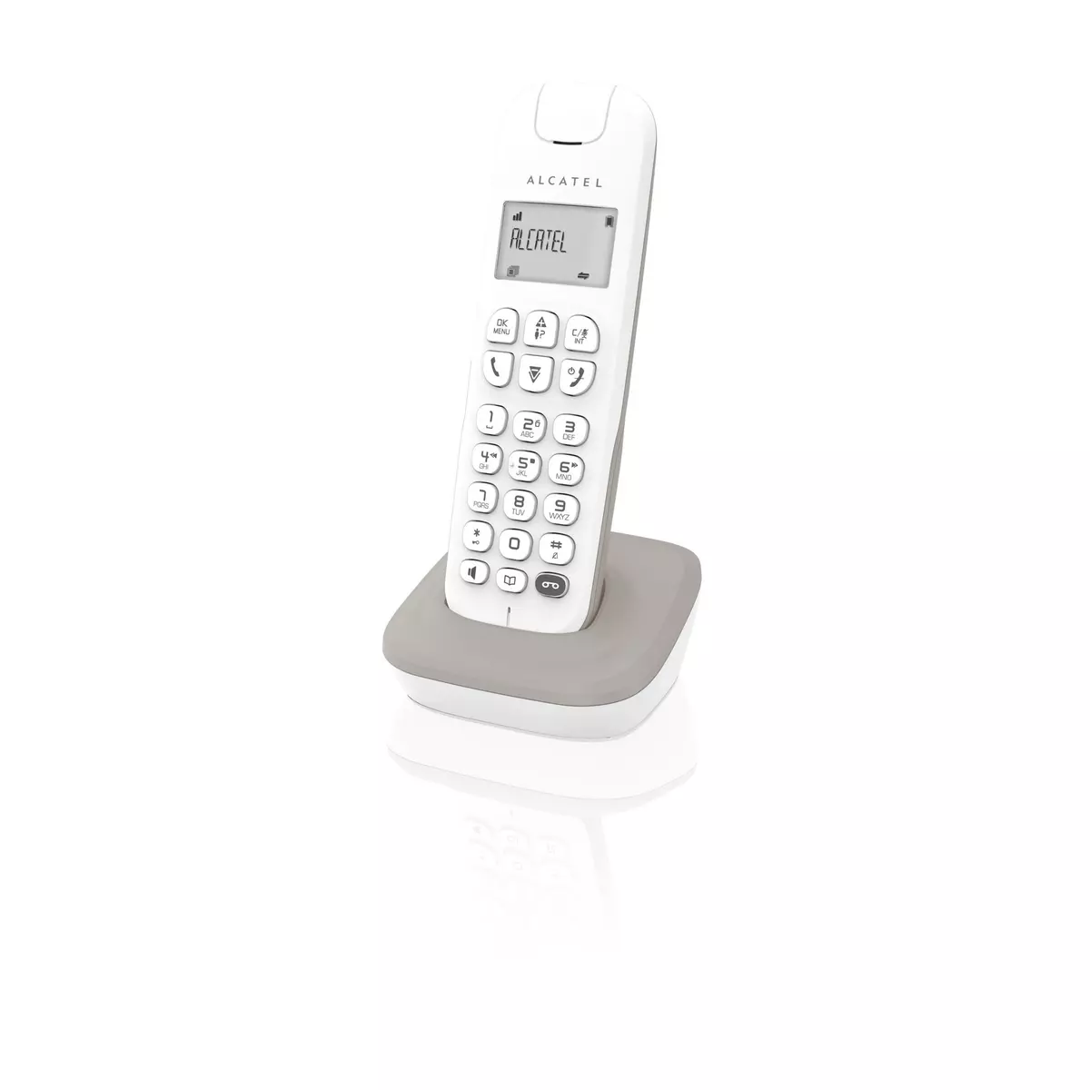 ALCATEL Téléphone sans fil - D185 VOICE - Répondeur - Blanc