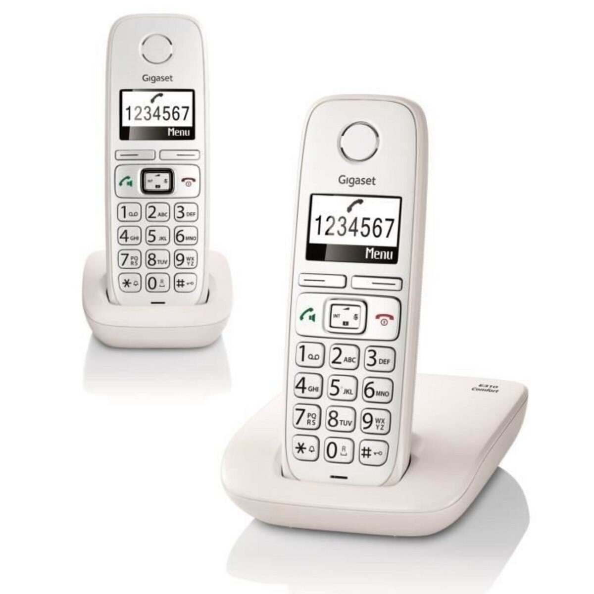 GIGASET Téléphone fixe - E310 Duo - Blanc