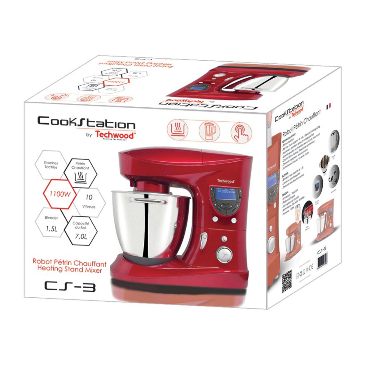 TECHWOOD Robot chauffant CS-3 Cookstation