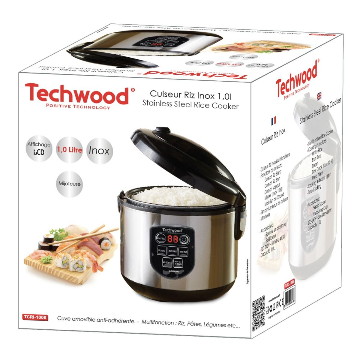 TECHWOOD Cuiseur riz TCRI-1006