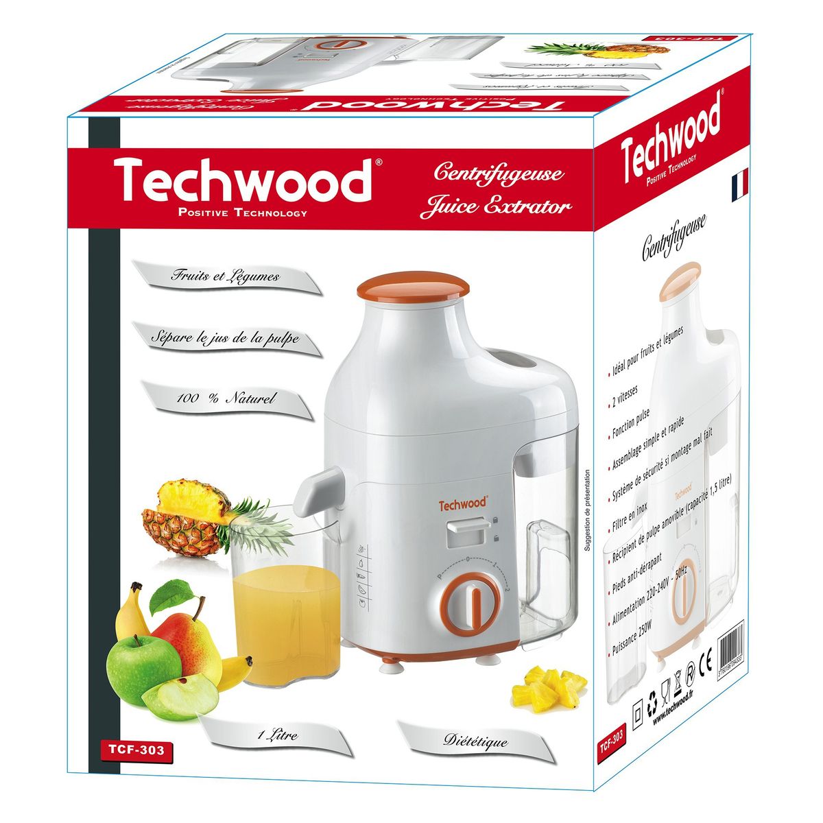 TECHWOOD Centrifugeuse TCF-303