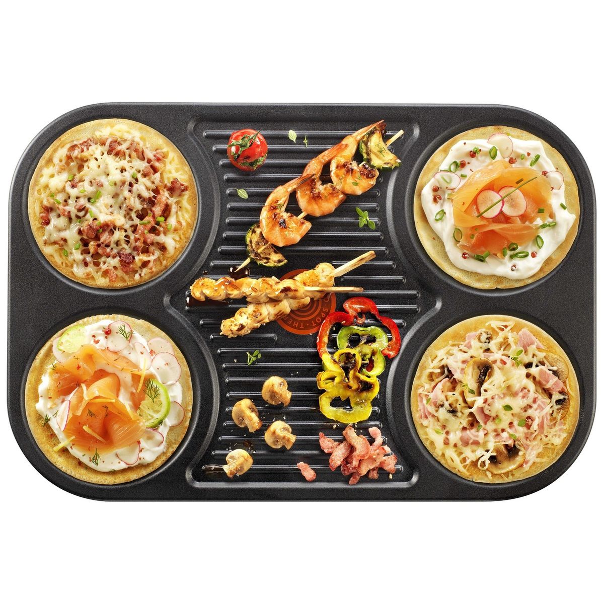 TEFAL Crêpière PY554412 Party Simply Compact 4