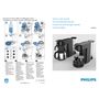 Voir la diapositive 4 : PHILIPS Cafetière à dosette et filtre HD7892/61 Senseo Switch