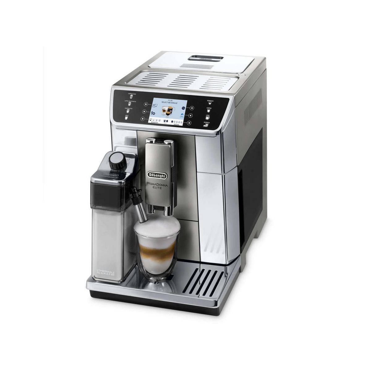 DELONGHI Expresso broyeur à grains Multiboissons ECAM 650.55.MS PRIMADONNAELITE Connectée