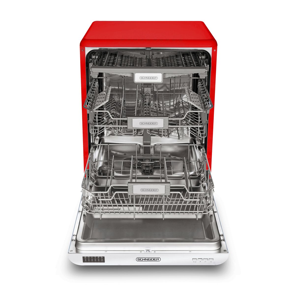 SCHNEIDER Lave-vaisselle pose libre SDW1444VR, 14 couverts, 60 cm, 44 dB, 6 programmes