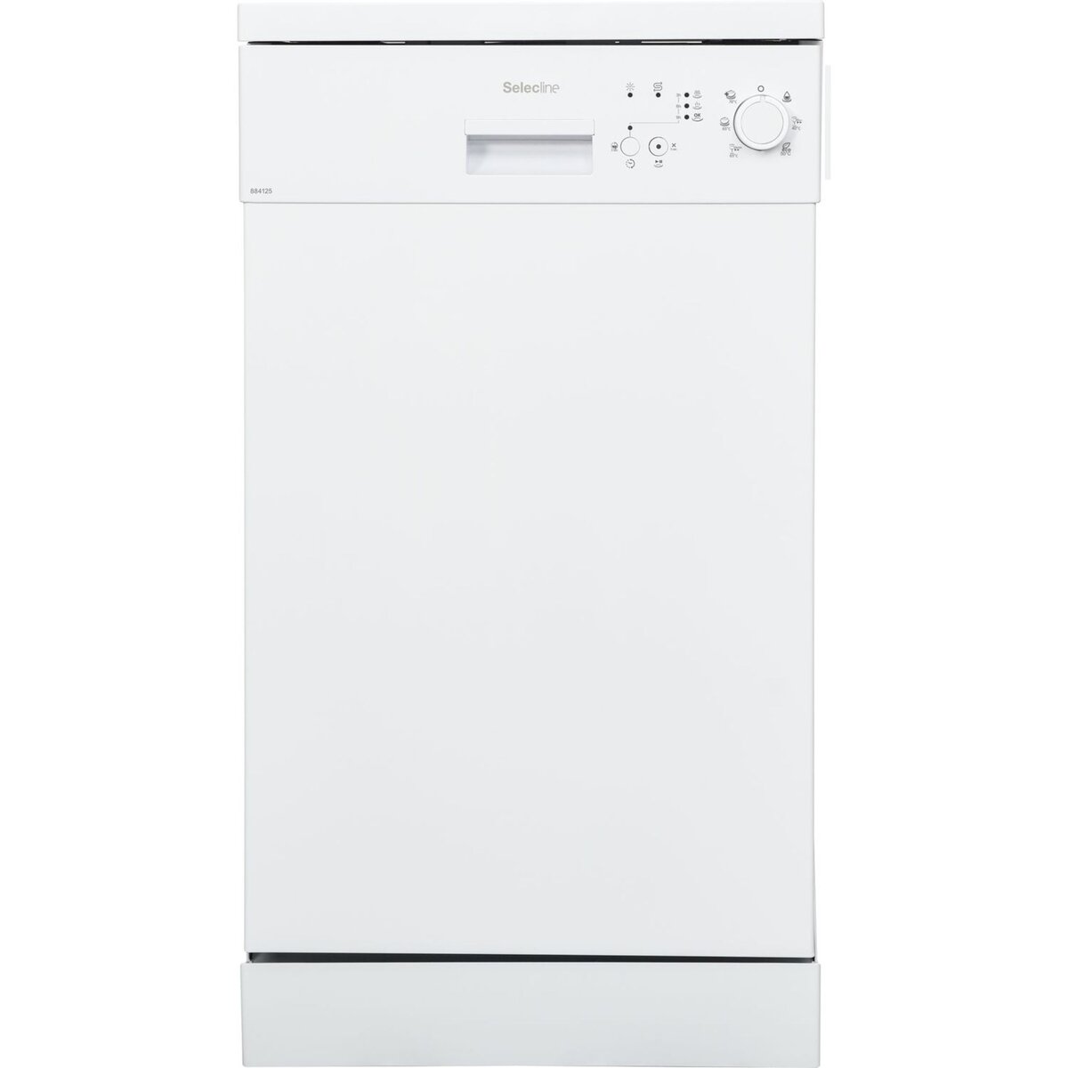 SELECLINE Lave vaisselle non encastrable C1549 / 884125, 10 couverts, 45 cm, 49 dB, 6 programmes