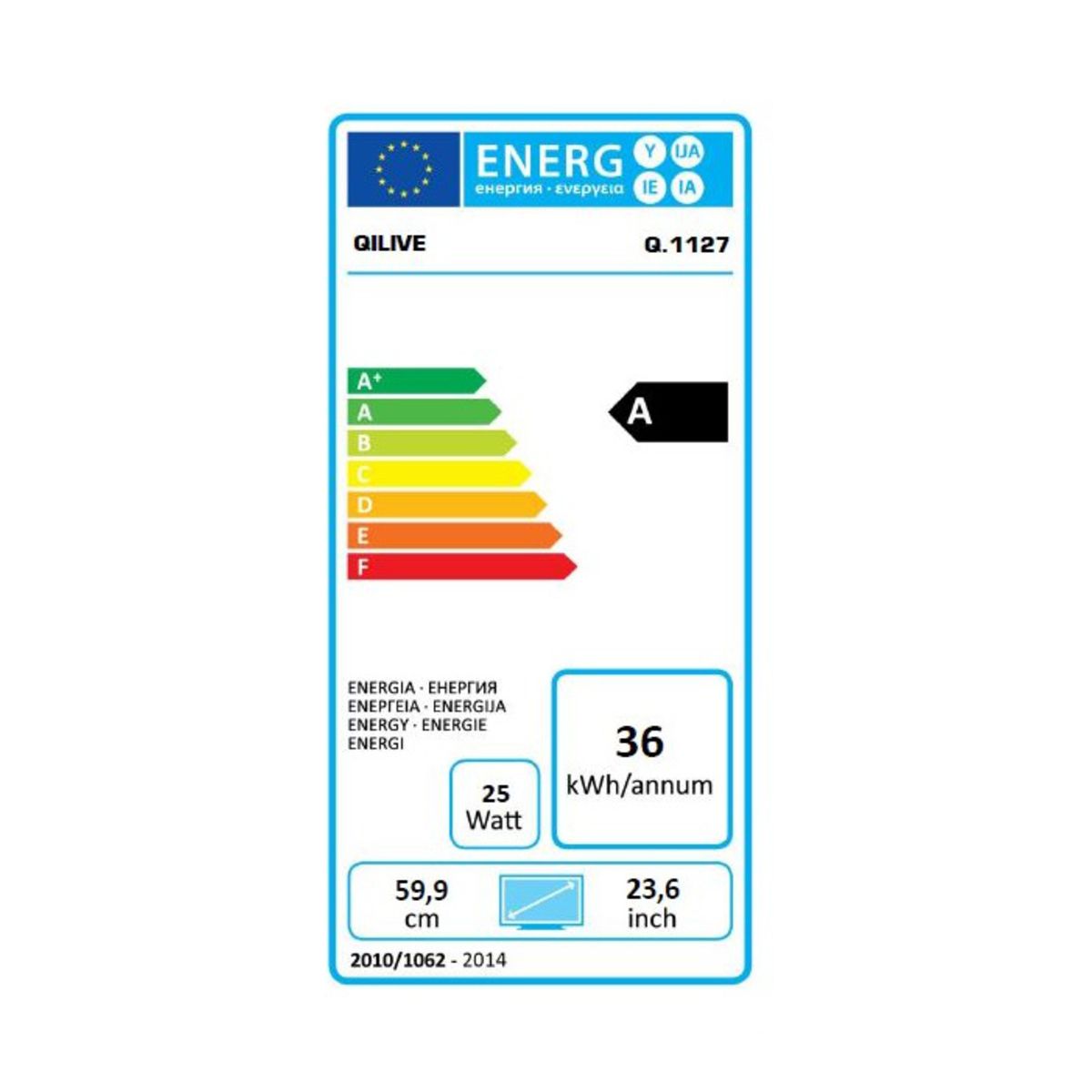 QILIVE Q.1127 TV LED HD 61 cm