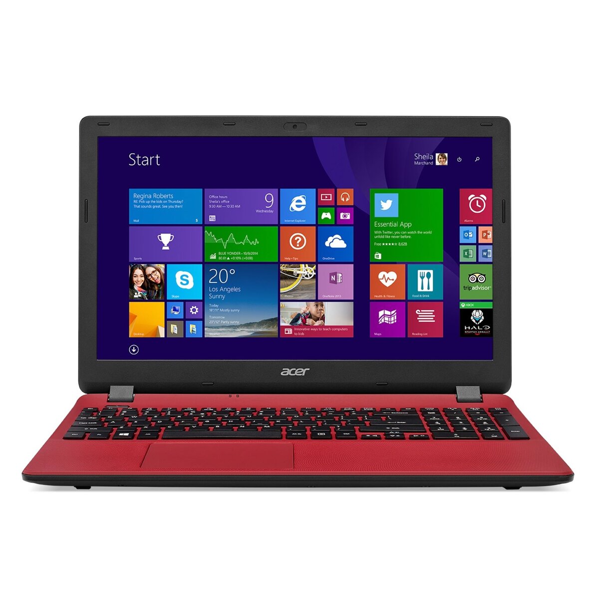 PC portable Acer rouge 15,6 pouces - Cadeaux high tech