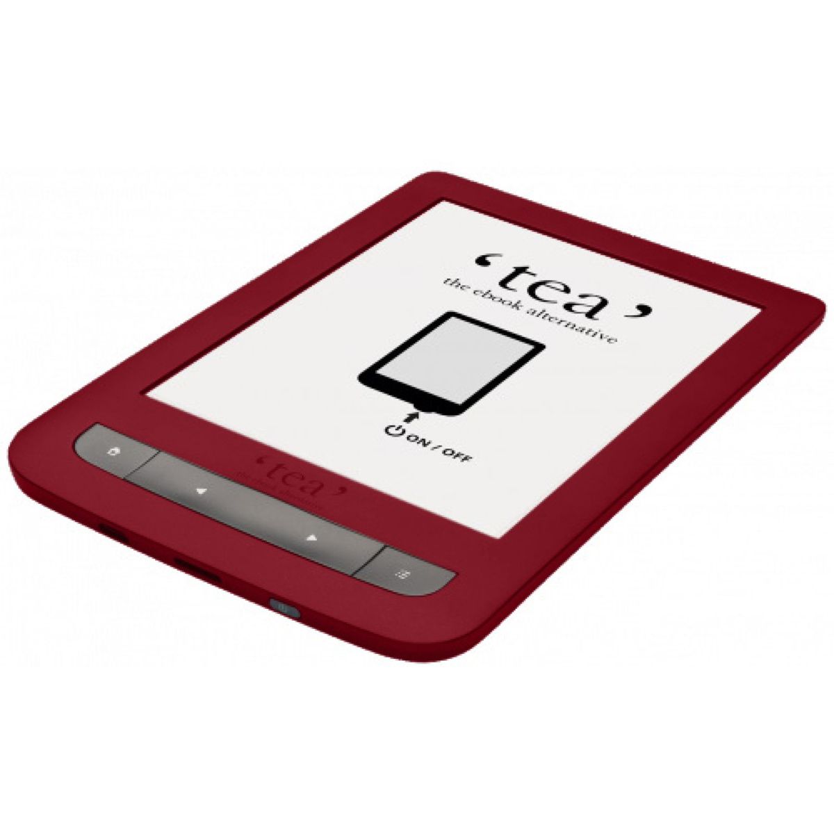 TEA Tablette liseuse Touch LUX 3 Rouge